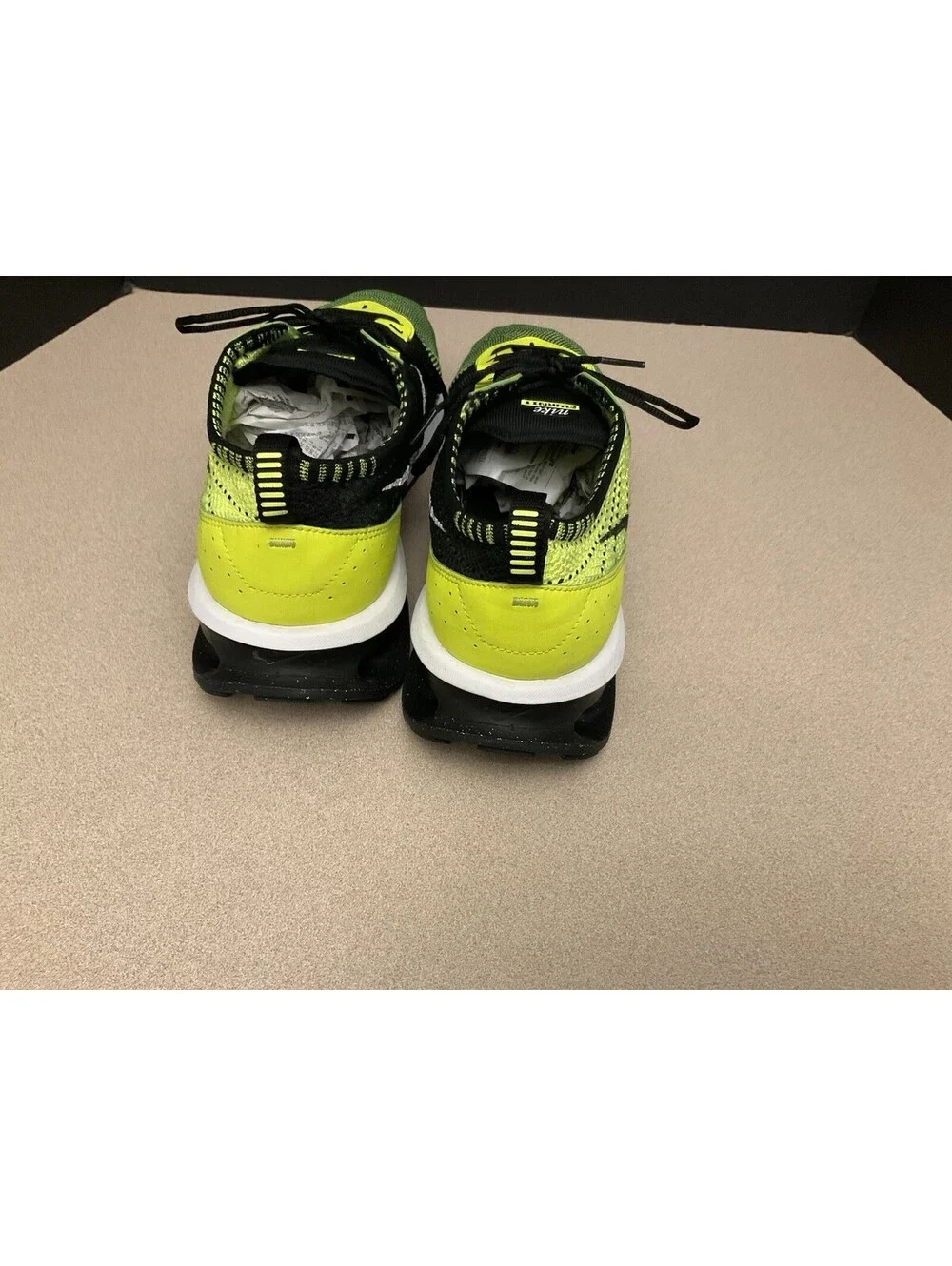 Mens Nike Air Max Flyknit Racer “Volt” Running Shoes. Size 15. Great Condition!!